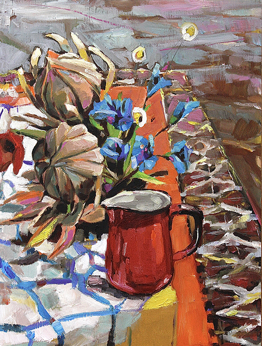 Still Life with a Red Jug